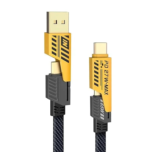 4-in-1 Multi USB PD Fast Charging Cable – Type-C to C, C to Lightning, USB to C, USB to Lightning